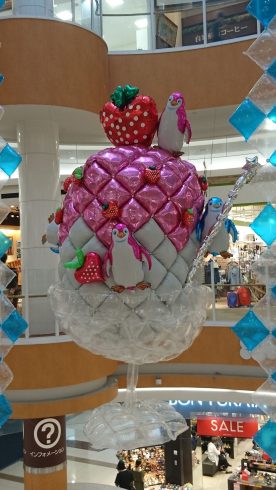 イチゴのかき氷