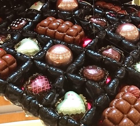 バルーンでチョコ