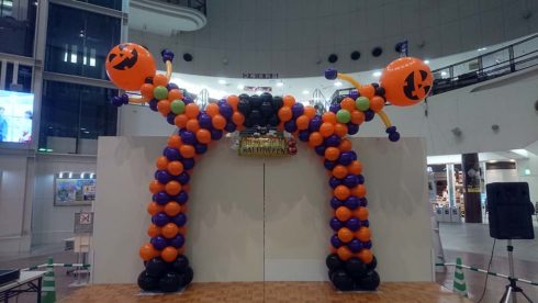 ハロウィンパンプキンアーチ